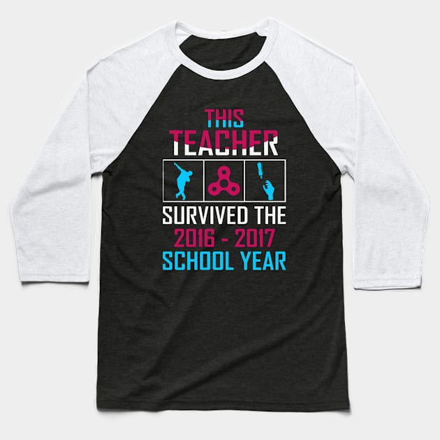 This Teacher survived the 2016 2017 Baseball T-Shirt by rajibsawami